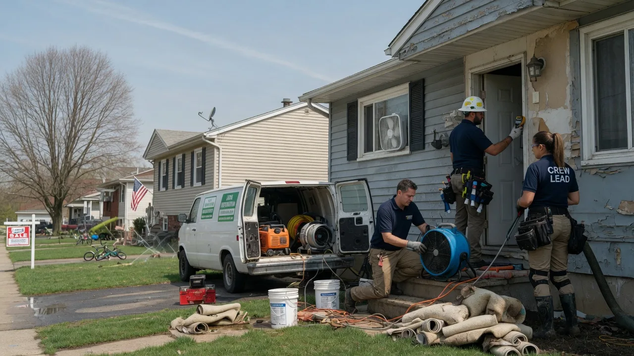 Flood Cleanup in Santa Anna, TX near me